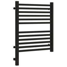 Полотенцесушитель электрический 600х500 черный матовый МЭМ левый Сунержа Модус 3.0 31-5700-6050
