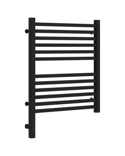 Полотенцесушитель электрический 600х500 черный матовый МЭМ левый Сунержа Модус 3.0 31-5700-6050