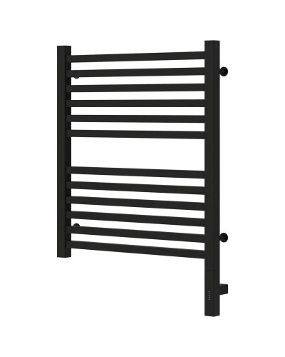 Полотенцесушитель электрический 600х500 черный матовый МЭМ правый Сунержа Модус 3.0 31-5701-6050