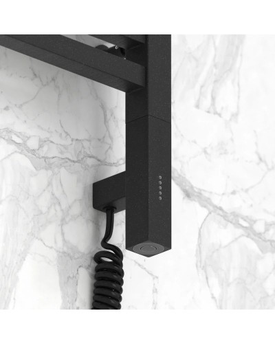 Полотенцесушитель электрический 1000х500 темный титан муар МЭМ левый Сунержа Модус 3.0 15-5700-1050