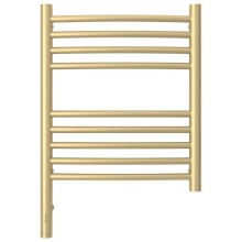 Полотенцесушитель электрический 500х400 шампань матовая МЭМ левый, перемычка выгнутая Сунержа Богема 3.0 022-5802-5040