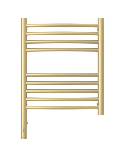 Полотенцесушитель электрический 500х400 шампань матовая МЭМ левый, перемычка выгнутая Сунержа Богема 3.0 022-5802-5040