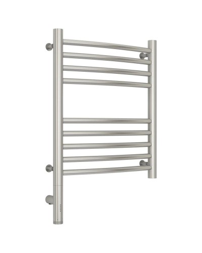 Полотенцесушитель электрический 500х400 сатин МЭМ левый, перемычка выгнутая Сунержа Богема 3.0 071-5802-5040