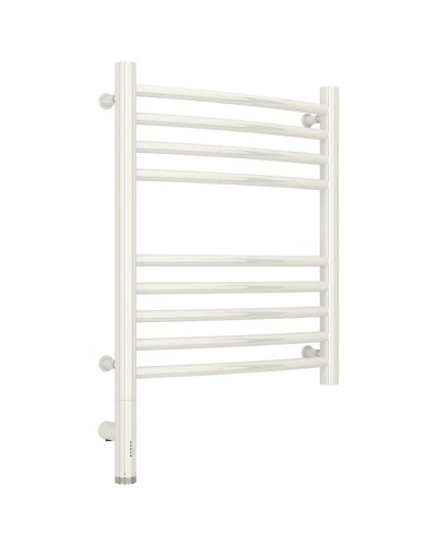 Полотенцесушитель электрический 500х400 белый глянец МЭМ  левый, перемычка выгнутая Сунержа Богема 3.0 12-5802-5040