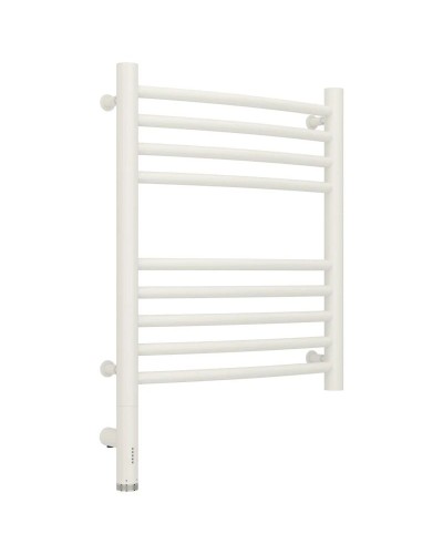 Полотенцесушитель электрический 500х400 белый матовый МЭМ левый, перемычка выгнутая Сунержа Богема 3.0 30-5802-5040