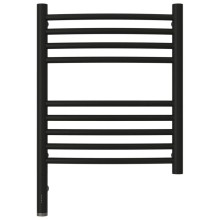 Полотенцесушитель электрический 500х400 черный матовый МЭМ левый, перемычка выгнутая Сунержа Богема 3.0 31-5802-5040