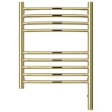 Полотенцесушитель электрический 500х400 шампань МЭМ правый, перемычка выгнутая Сунержа Богема 3.0 020-5803-5040