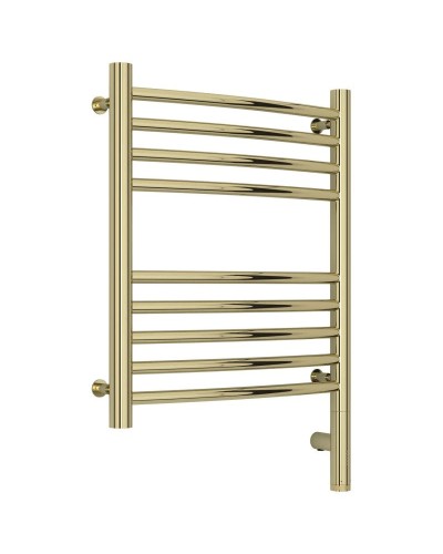 Полотенцесушитель электрический 500х400 шампань МЭМ правый, перемычка выгнутая Сунержа Богема 3.0 020-5803-5040