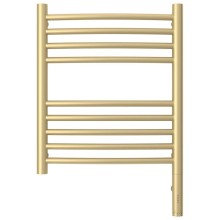 Полотенцесушитель электрический 500х400 шампань матовая МЭМ правый, перемычка выгнутая Сунержа Богема 3.0 022-5803-5040