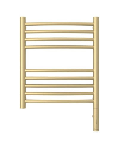 Полотенцесушитель электрический 500х400 шампань матовая МЭМ правый, перемычка выгнутая Сунержа Богема 3.0 022-5803-5040