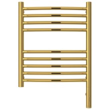 Полотенцесушитель электрический 500х400 золотой МЭМ правый, перемычка выгнутая Сунержа Богема 3.0 03-5803-5040