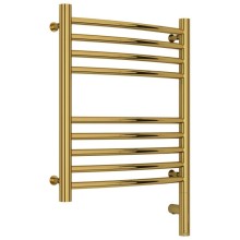 Полотенцесушитель электрический 500х400 золотой МЭМ правый, перемычка выгнутая Сунержа Богема 3.0 03-5803-5040