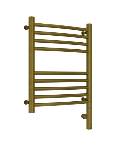 Полотенцесушитель электрический 500х400 состаренная бронза МЭМ правый, перемычка выгнутая Сунержа Богема 3.0 05-5803-5040