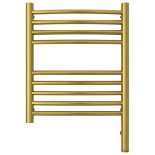 Полотенцесушитель электрический 500х400 состаренная латунь МЭМ правый, перемычка выгнутая Сунержа Богема 3.0 051-5803-5040