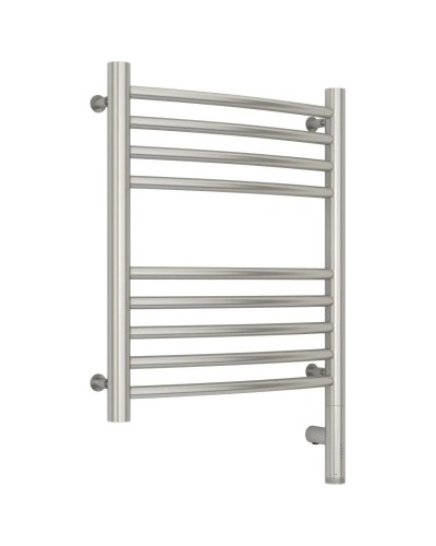 Полотенцесушитель электрический 500х400 сатин МЭМ правый, перемычка выгнутая Сунержа Богема 3.0 071-5803-5040