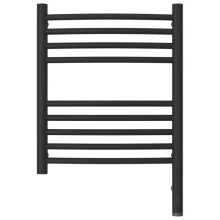 Полотенцесушитель электрический 500х400 темный титан муар МЭМ правый, перемычка выгнутая Сунержа Богема 3.0 15-5803-5040