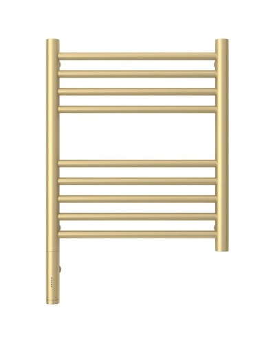 Полотенцесушитель электрический 500х400 шампань матовая МЭМ левый, перемычка прямая Сунержа Богема 3.0 022-5804-5040