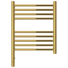 Полотенцесушитель электрический 500х400 золотой МЭМ левый, перемычка прямая Сунержа Богема 3.0 03-5804-5040