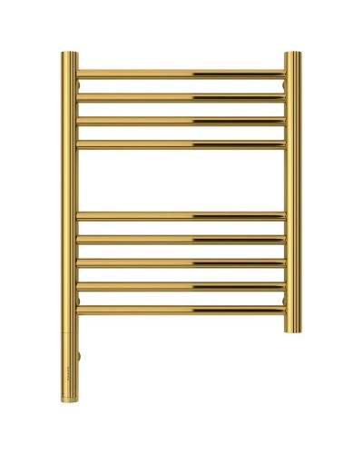 Полотенцесушитель электрический 500х400 золотой МЭМ левый, перемычка прямая Сунержа Богема 3.0 03-5804-5040