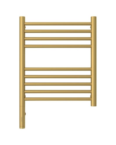 Полотенцесушитель электрический 500х400 золотой матовый МЭМ левый, перемычка прямая Сунержа Богема 3.0 032-5804-5040