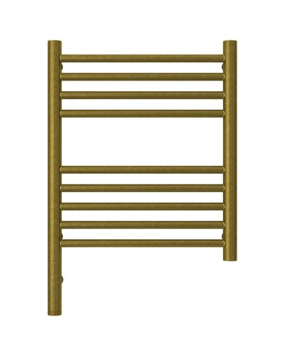 Полотенцесушитель электрический 500х400 состаренная бронза МЭМ левый, перемычка прямая Сунержа Богема 3.0 05-5804-5040