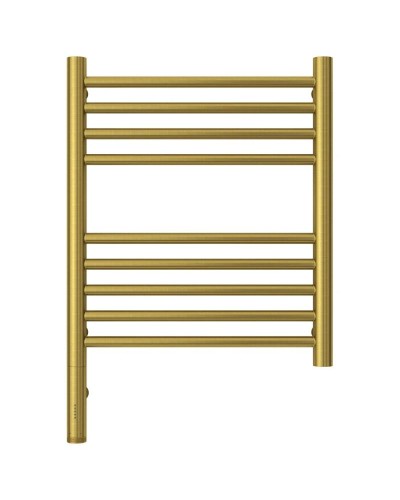 Полотенцесушитель электрический 500х400 состаренная латунь МЭМ левый, перемычка прямая Сунержа Богема 3.0 051-5804-5040