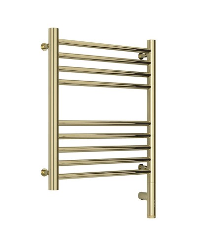 Полотенцесушитель электрический 500х400 шампань МЭМ правый, перемычка прямая Сунержа Богема 3.0 020-5805-5040