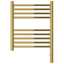 Полотенцесушитель электрический 500х400 золотой МЭМ правый, перемычка прямая Сунержа Богема 3.0 03-5805-5040