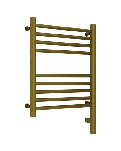 Полотенцесушитель электрический 500х400 состаренная бронза МЭМ правый, перемычка прямая Сунержа Богема 3.0 05-5805-5040