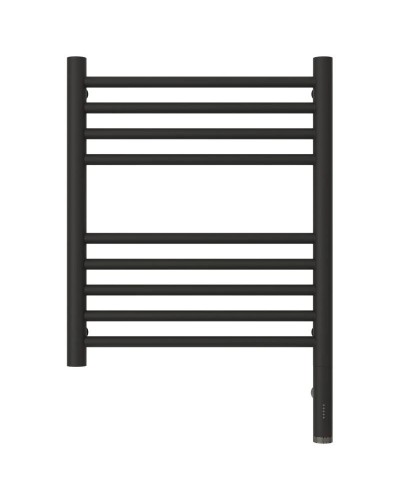 Полотенцесушитель электрический 500х400 темный титан муар МЭМ правый, перемычка прямая Сунержа Богема 3.0 15-5805-5040