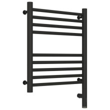 Полотенцесушитель электрический 500х400 темный титан муар МЭМ правый, перемычка прямая Сунержа Богема 3.0 15-5805-5040