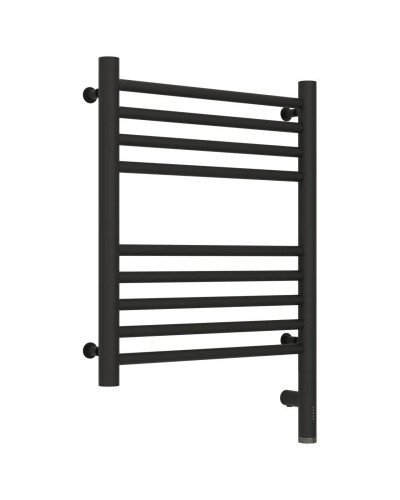 Полотенцесушитель электрический 500х400 темный титан муар МЭМ правый, перемычка прямая Сунержа Богема 3.0 15-5805-5040