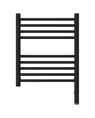 Полотенцесушитель электрический 500х400 черный матовый МЭМ правый, перемычка прямая Сунержа Богема 3.0 31-5805-5040