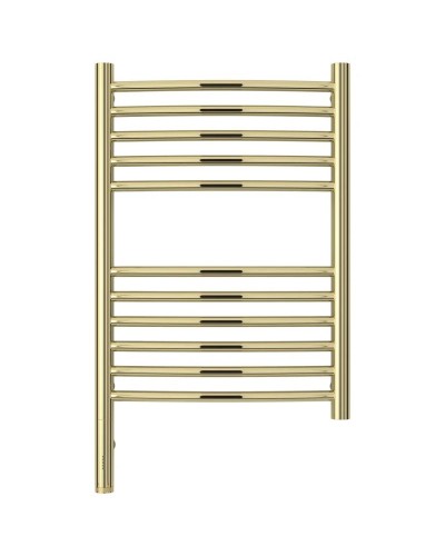 Полотенцесушитель электрический 600х400 шампань МЭМ левый, перемычка выгнутая Сунержа Богема 3.0 020-5802-6040