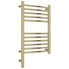 Полотенцесушитель электрический 600х400 шампань МЭМ левый, перемычка выгнутая Сунержа Богема 3.0 020-5802-6040