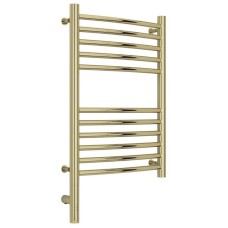 Полотенцесушитель электрический 600х400 шампань МЭМ левый, перемычка выгнутая Сунержа Богема 3.0 020-5802-6040