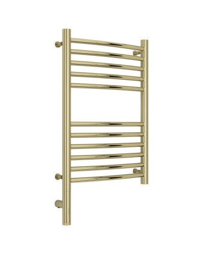 Полотенцесушитель электрический 600х400 шампань МЭМ левый, перемычка выгнутая Сунержа Богема 3.0 020-5802-6040