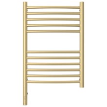 Полотенцесушитель электрический 600х400 шампань матовая МЭМ левый, перемычка выгнутая Сунержа Богема 3.0 022-5802-6040