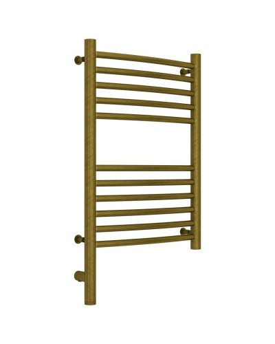 Полотенцесушитель электрический 600х400 состаренная бронза МЭМ левый, перемычка выгнутая Сунержа Богема 3.0 05-5802-6040