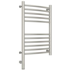Полотенцесушитель электрический 600х400 сатин МЭМ левый, перемычка выгнутая Сунержа Богема 3.0 071-5802-6040
