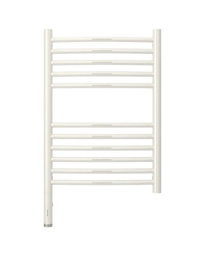 Полотенцесушитель электрический 600х400 белый глянец МЭМ левый, перемычка выгнутая Сунержа Богема 3.0 12-5802-6040