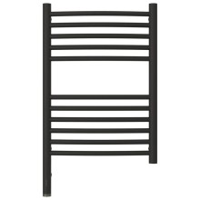 Полотенцесушитель электрический 600х400 темный титан муар МЭМ левый, перемычка выгнутая Сунержа Богема 3.0 15-5802-6040