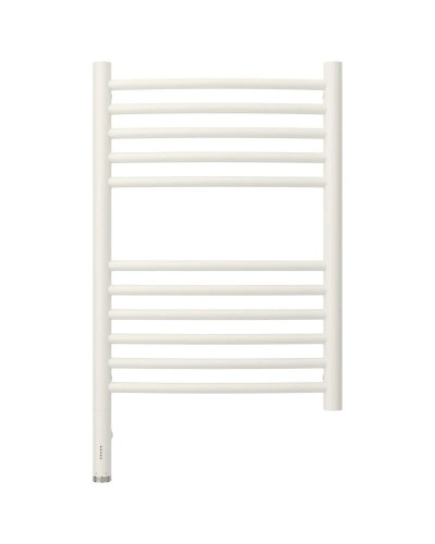 Полотенцесушитель электрический 600х400 белый матовый МЭМ левый, перемычка выгнутая Сунержа Богема 3.0 30-5802-6040