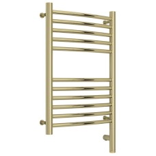 Полотенцесушитель электрический 600х400 шампань МЭМ правый, перемычка выгнутая Сунержа Богема 3.0 020-5803-6040