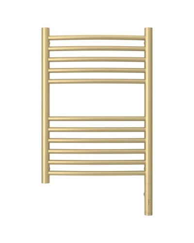 Полотенцесушитель электрический 600х400 шампань матовая МЭМ правый, перемычка выгнутая Сунержа Богема 3.0 022-5803-6040