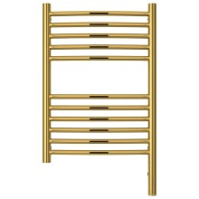 Полотенцесушитель электрический 600х400 золотой МЭМ правый, перемычка выгнутая Сунержа Богема 3.0 03-5803-6040