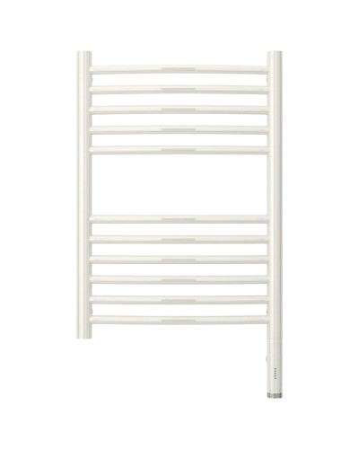 Полотенцесушитель электрический 600х400 белый глянец МЭМ правый, перемычка выгнутая Сунержа Богема 3.0 12-5803-6040