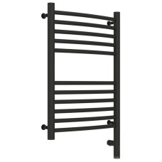 Полотенцесушитель электрический 600х400 темный титан муар МЭМ правый, перемычка выгнутая Сунержа Богема 3.0 15-5803-6040