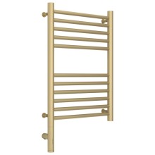 Полотенцесушитель электрический 600х400 шампань матовая МЭМ левый, перемычка прямая Сунержа Богема 3.0 022-5804-6040