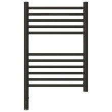 Полотенцесушитель электрический 600х400 темный титан муар МЭМ левый, перемычка прямая Сунержа Богема 3.0 15-5804-6040